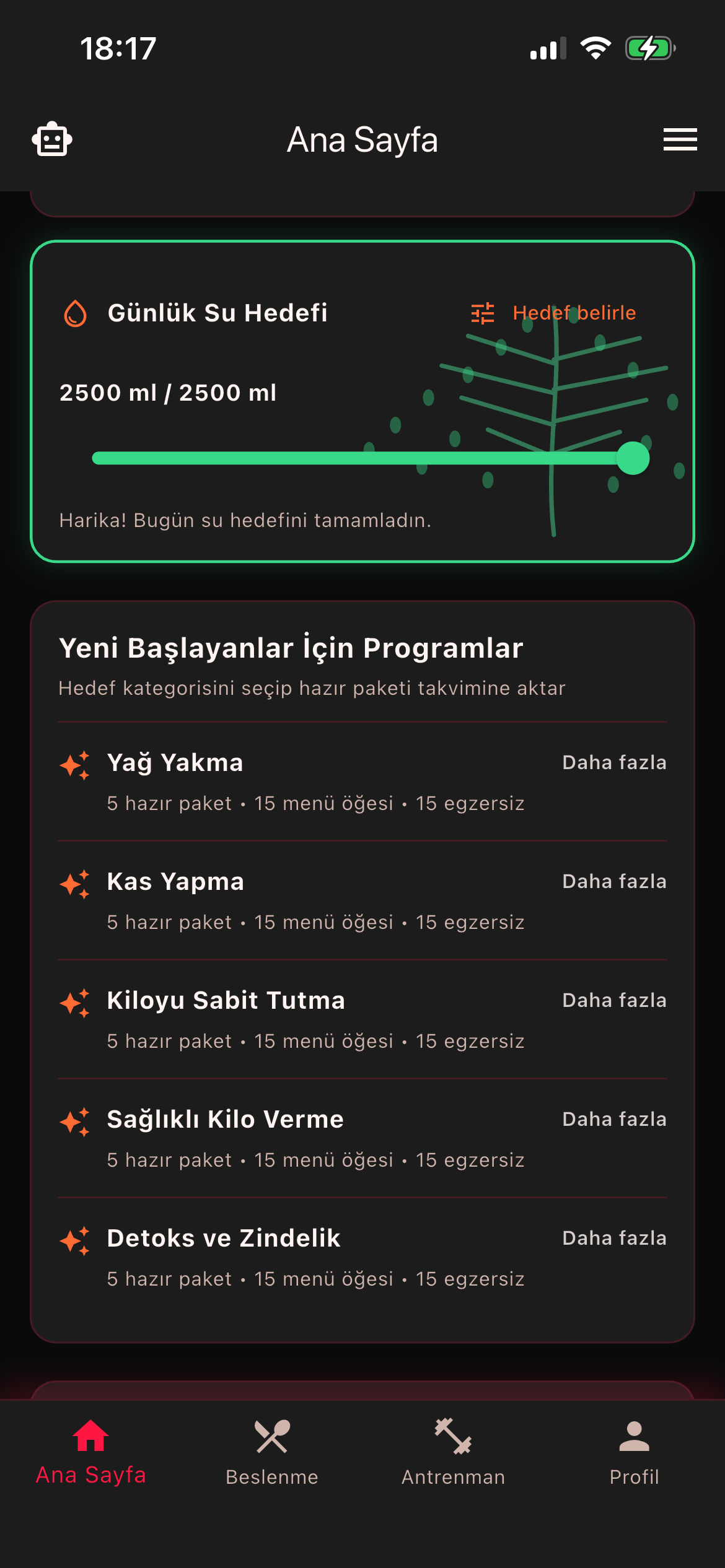 Program paketleri sonucu